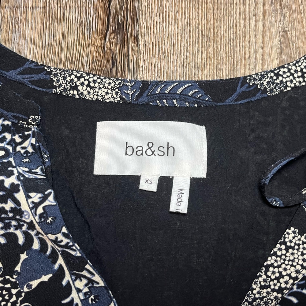 ba&sh NWT Garry Blouse in Carbon Size XS - Picture 4 of 7